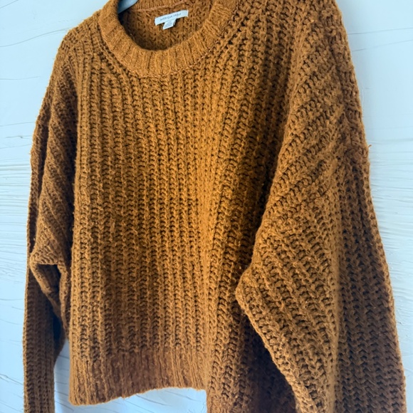 American Eagle | Chunky Knit Sweater | Size Large| Burnt Orange - Picture 5 of 7